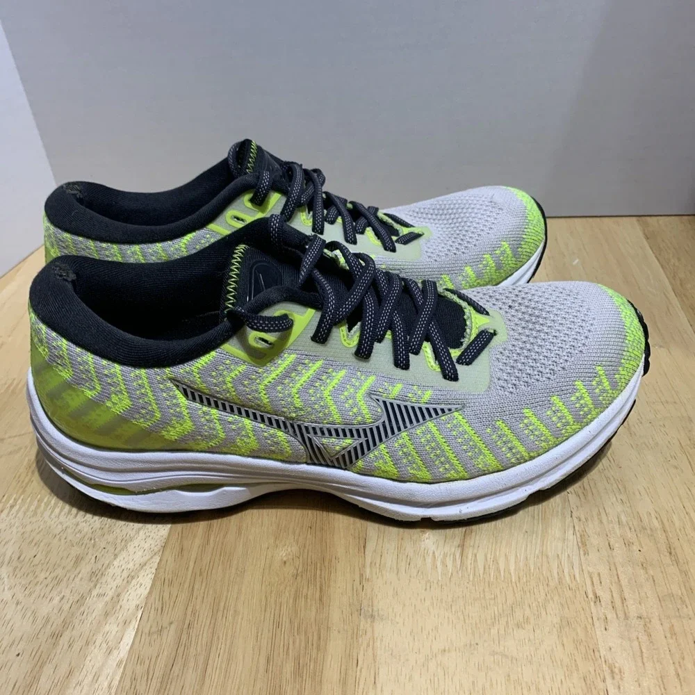 Mizuno Wave Rider 24‎ Waveknit Men's Running Shoes Walking  J1GC207516 Size 7.5